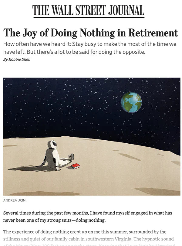 The Joy of Doing Nothing in Retirement