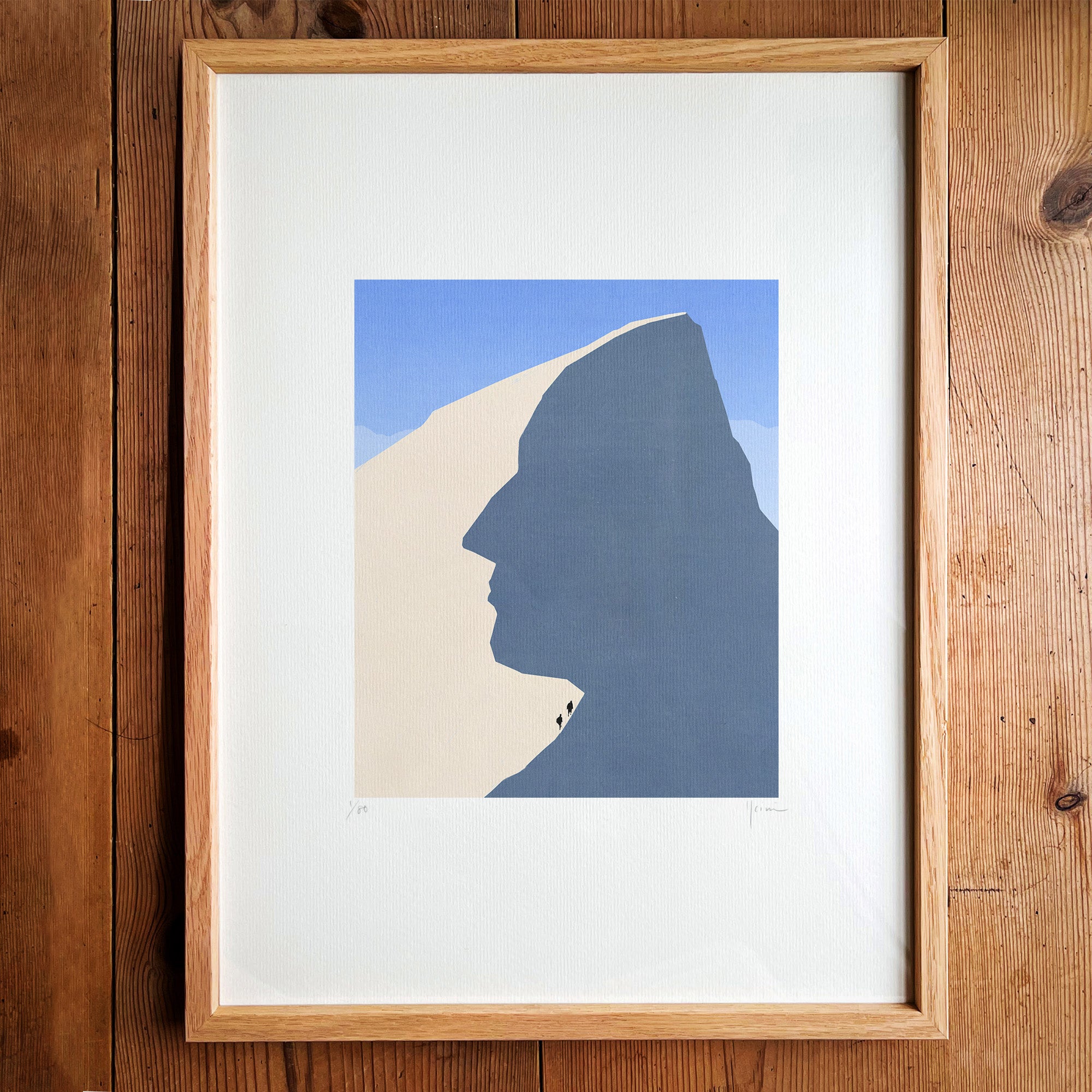 Mountain. Challenge against himself.